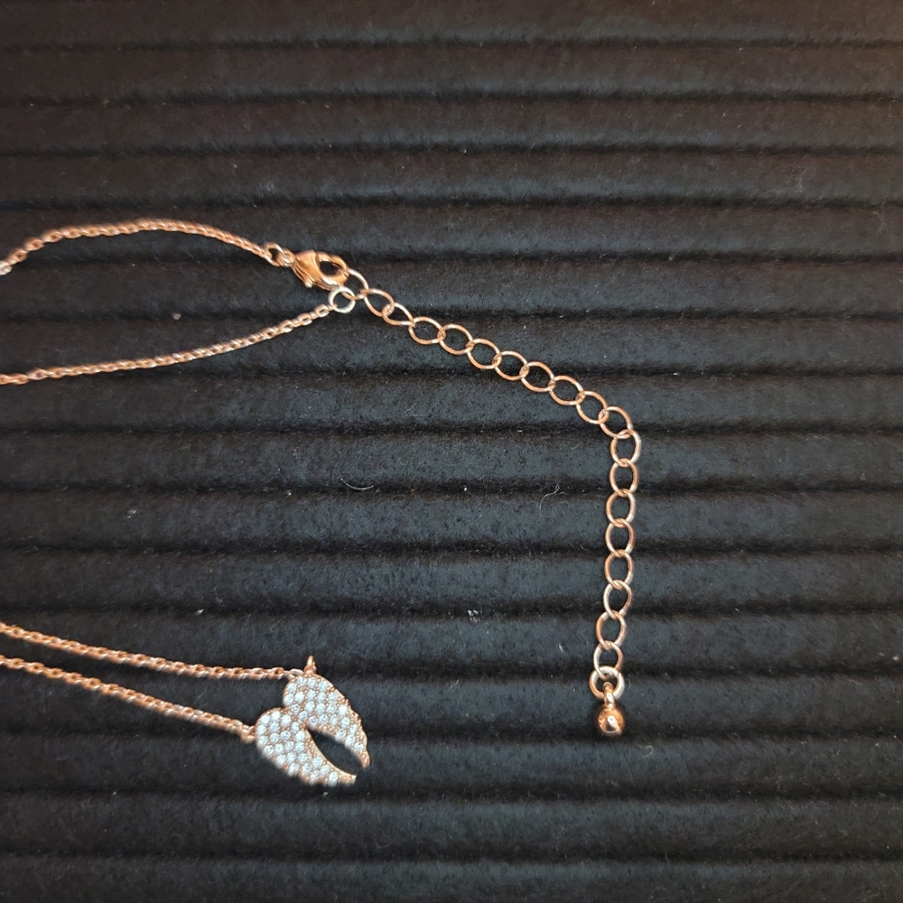 Swarovski Crystals Angel Wings Necklace - Picture 4 of 5